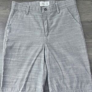 Boys Shorts by Craft Flow, Size 16. Grey and white.